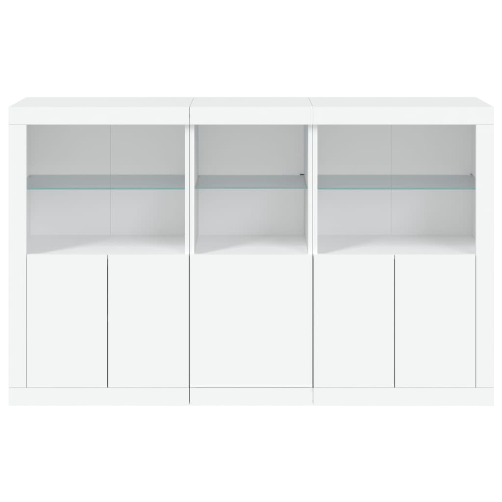 Dressoir Met Led-Verlichting 162X37X100 Cm